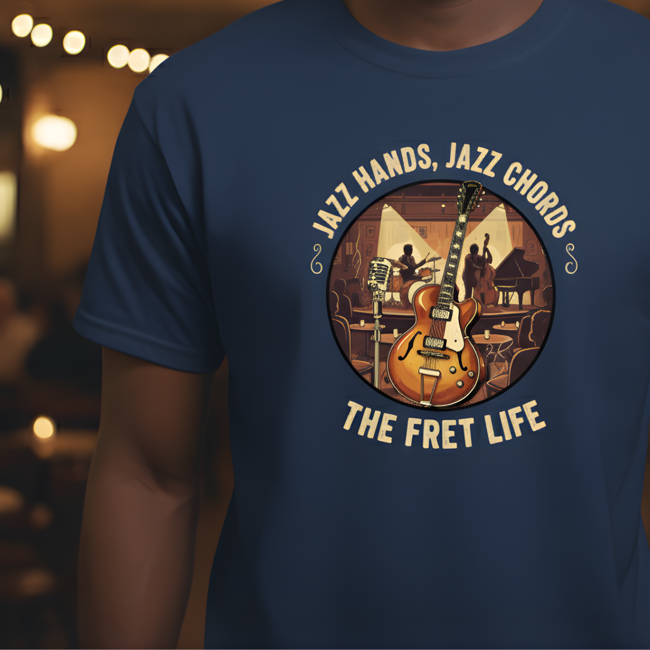 Jazz Hands, Jazz Chords: The Fret Life Club Tee