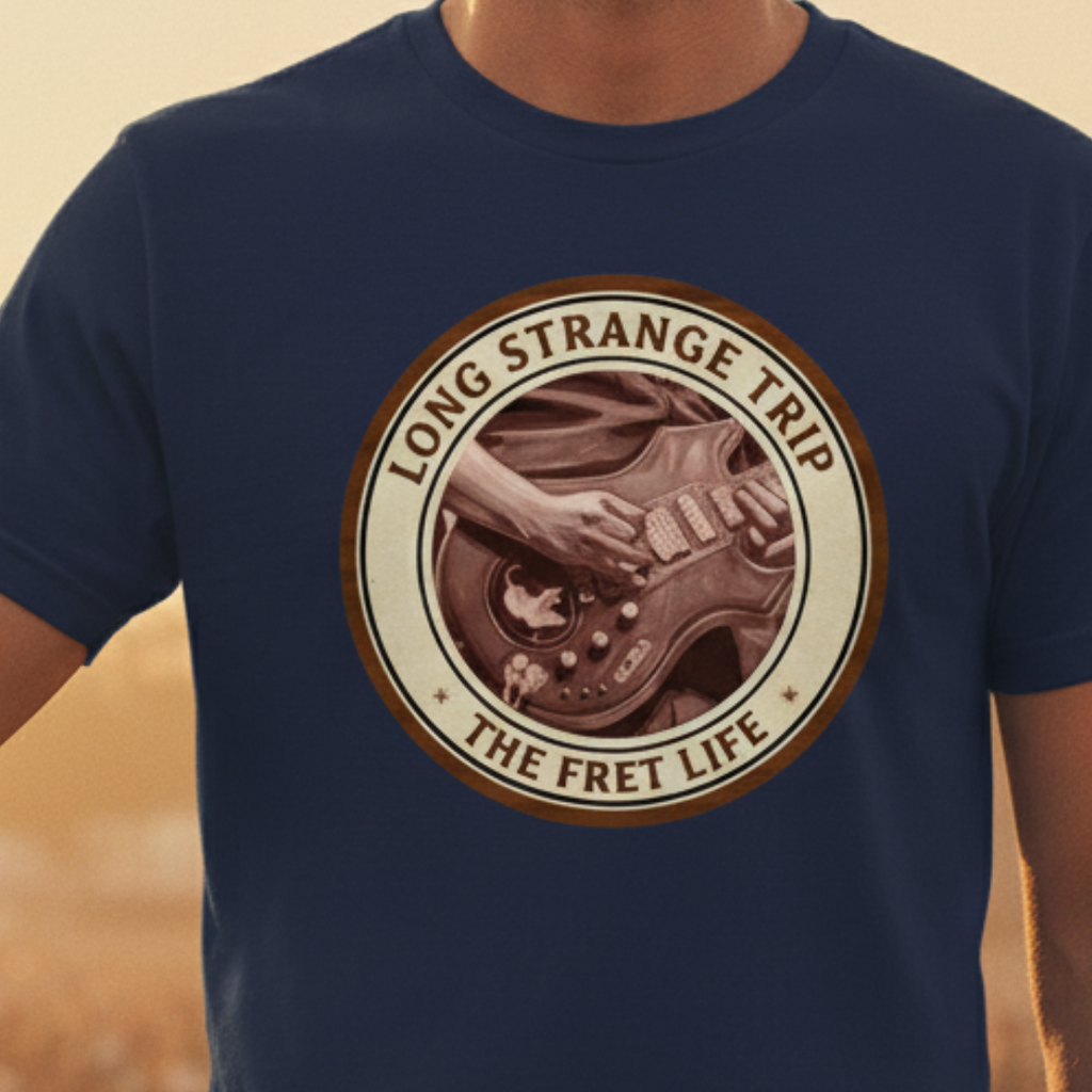 Long Strange Trip T-Shirt | Jerry Garcia Grateful Dead Guitar Tee