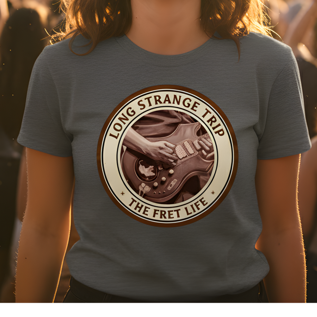 Long Strange Trip T-Shirt | Jerry Garcia Grateful Dead Guitar Tee