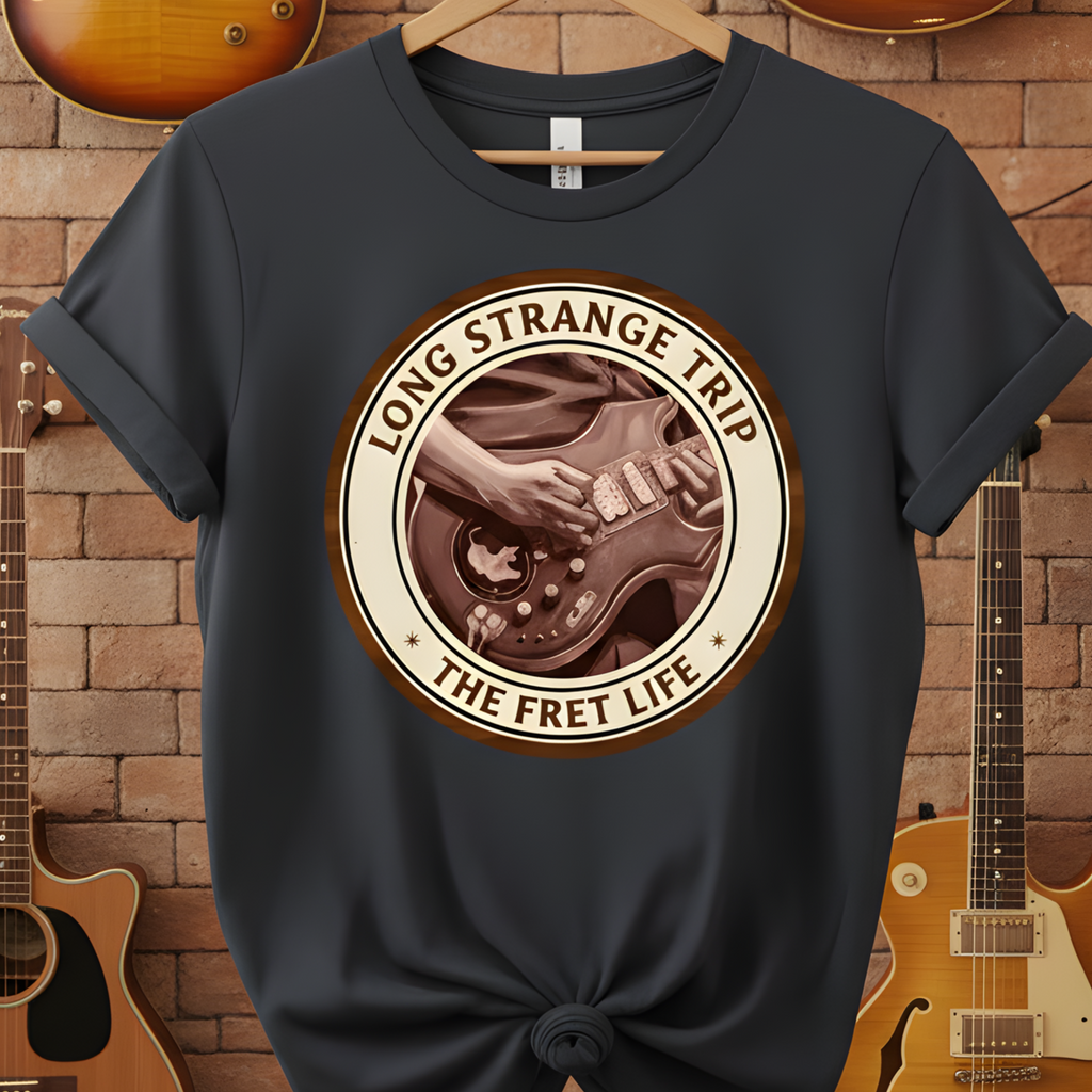 Long Strange Trip T-Shirt | Jerry Garcia Grateful Dead Guitar Tee