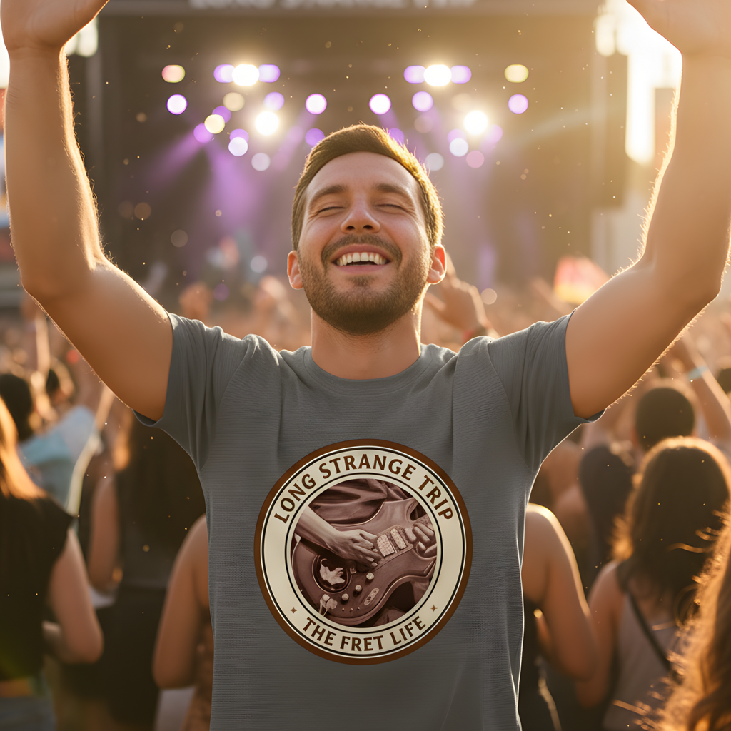 Long Strange Trip T-Shirt | Jerry Garcia Grateful Dead Guitar Tee