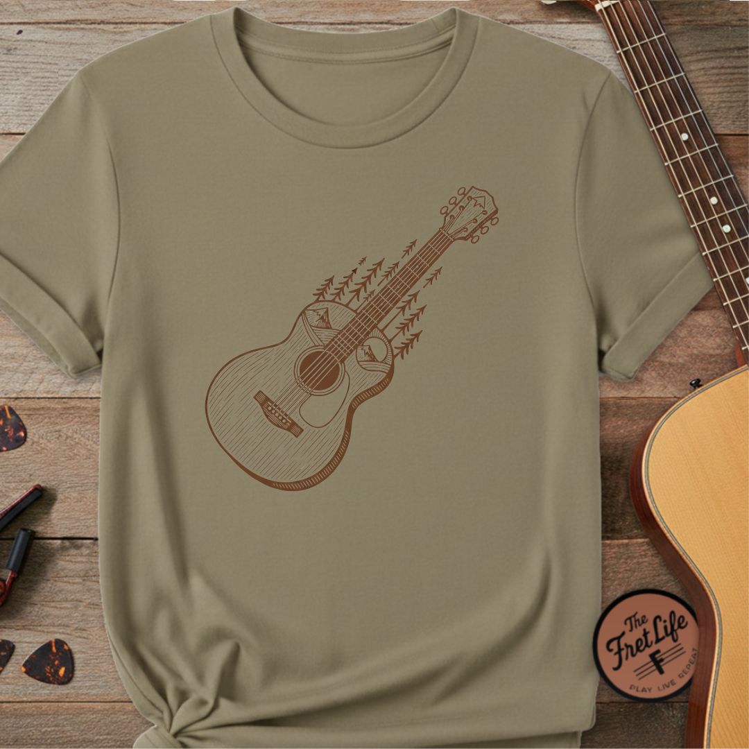 Mountain, Forrest Guitar PremiumTee