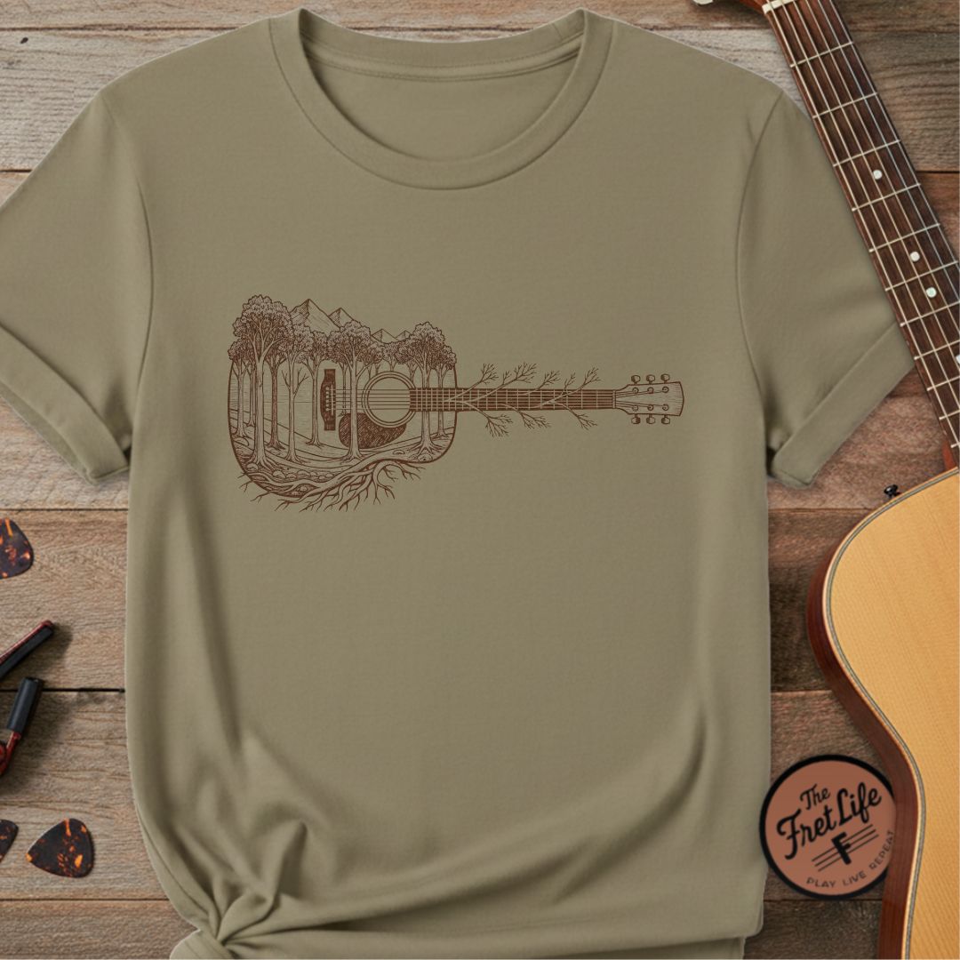 The Heritage Grove Tee | Hand-Drawn Forest & Roots Design