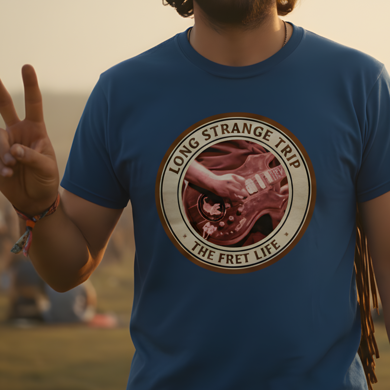 Long Strange Trip T-Shirt | Jerry Garcia Grateful Dead Guitar Tee