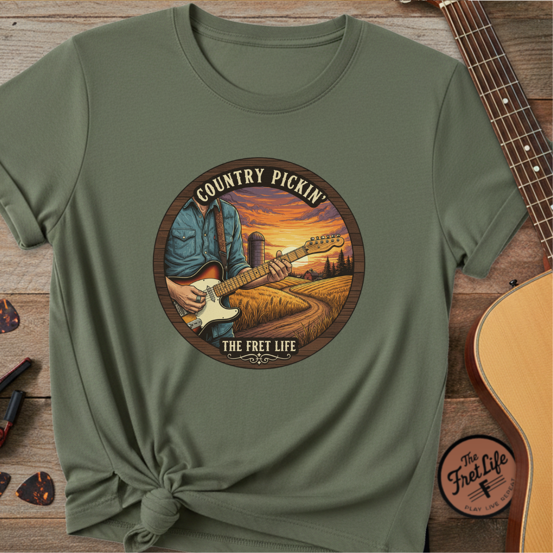 Country Pickin' Guitar T-Shirt