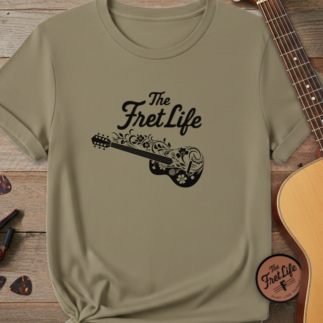 Flower Guitar T-Shirt