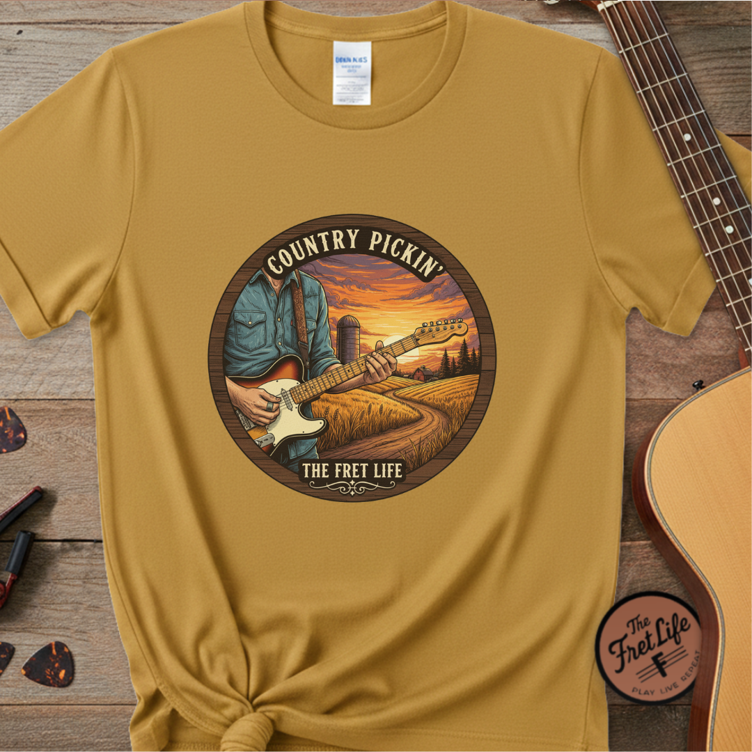 Country Pickin' Guitar T-Shirt
