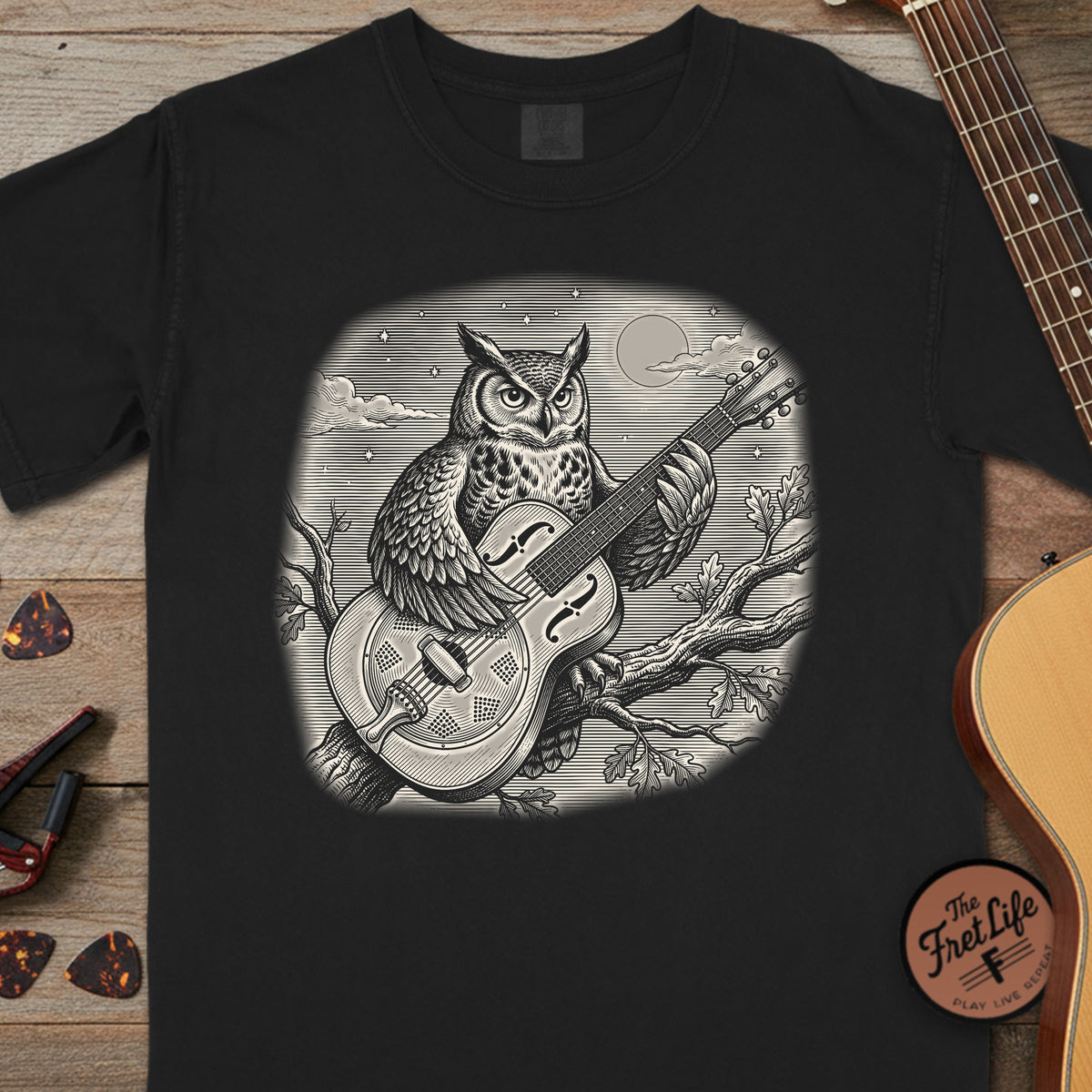 Night Owl Dobro T-Shirt
