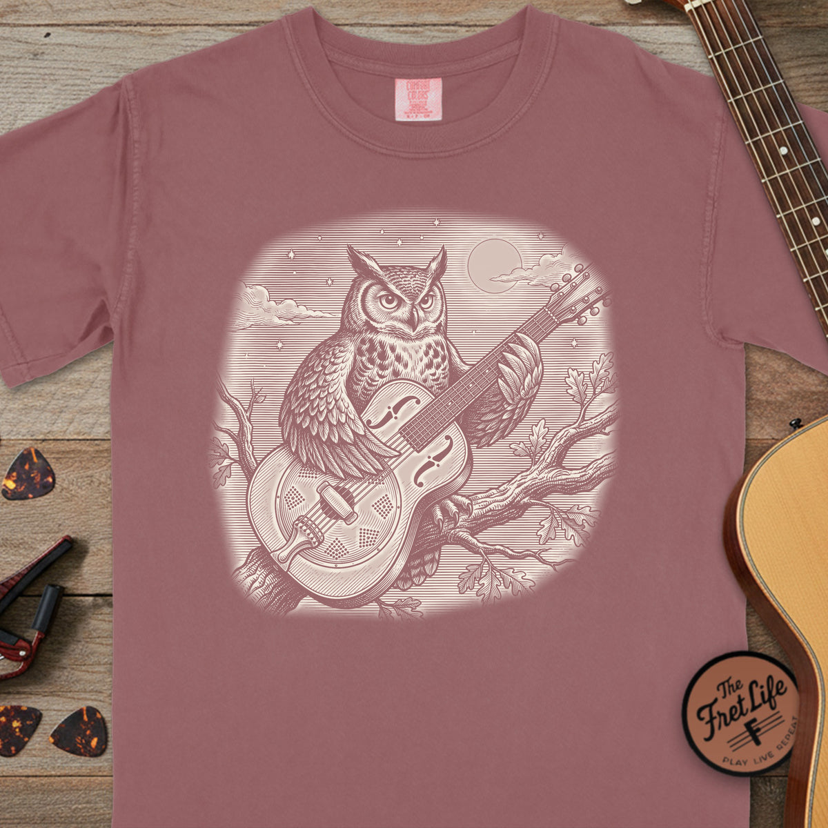 Night Owl Dobro T-Shirt