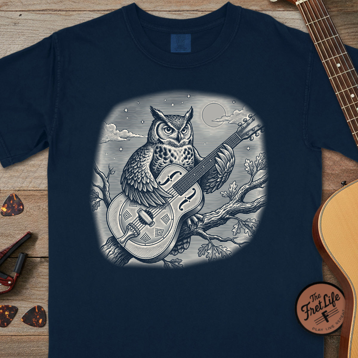 Night Owl Dobro T-Shirt