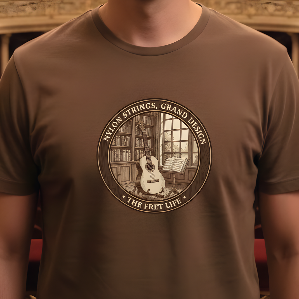 Nylon Strings, Grand Design: The Classical Guitar Tee