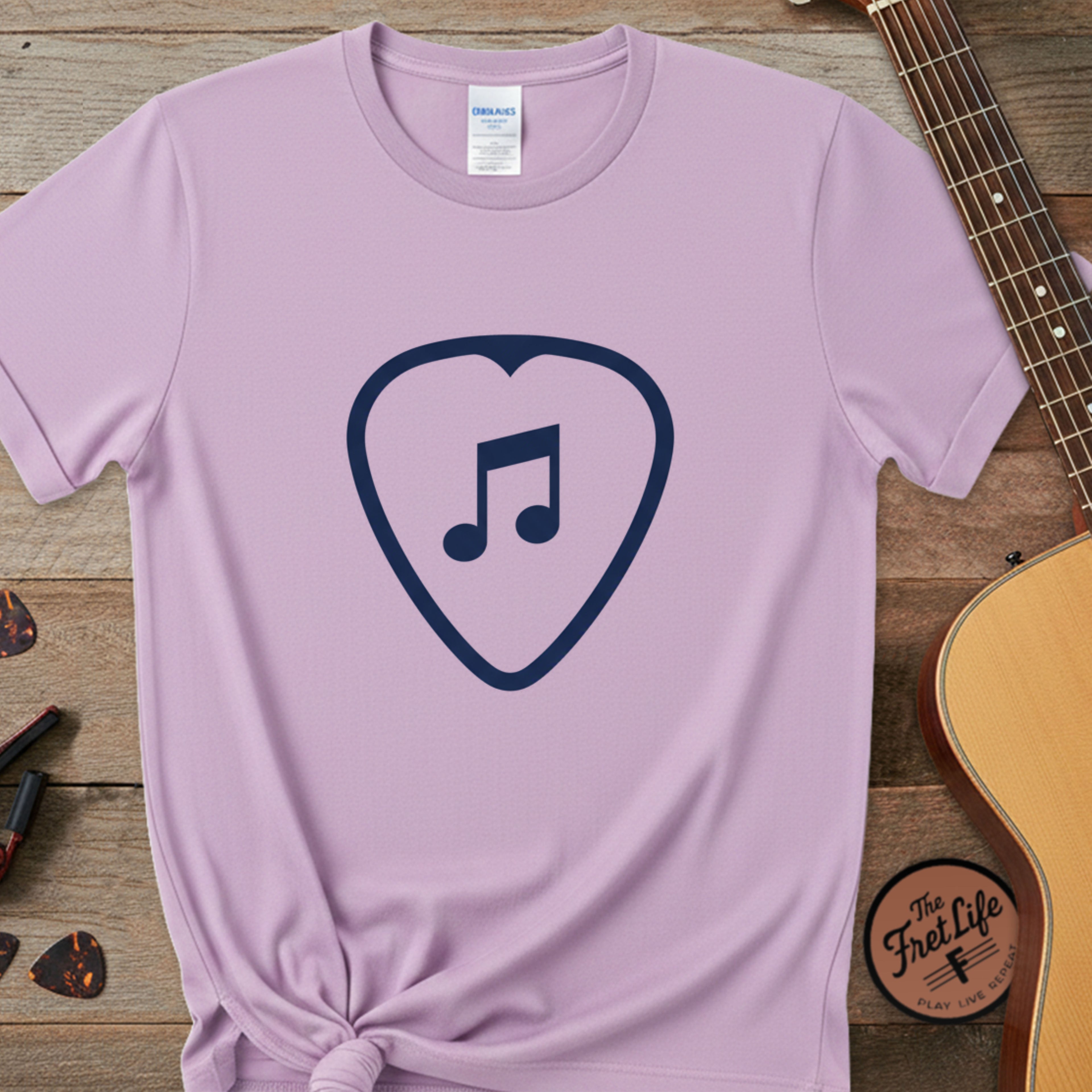 Guitar Pick Heart T-Shirt