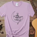 Skeleton on Moon T-Shirt