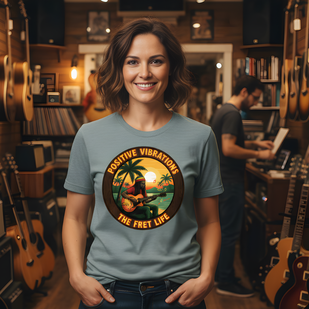 Positive Vibrations - The Fret Life Reggae Tee