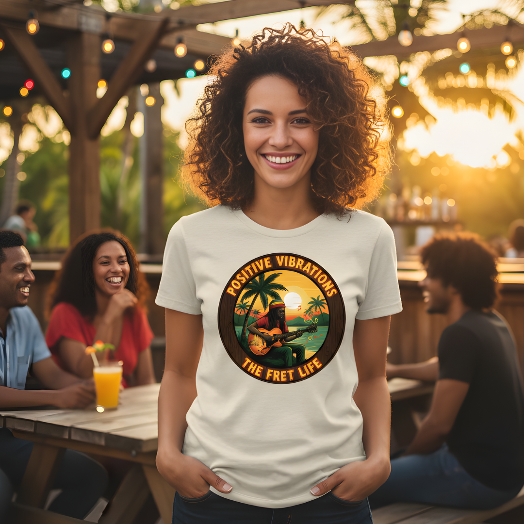 Positive Vibrations - The Fret Life Reggae Tee