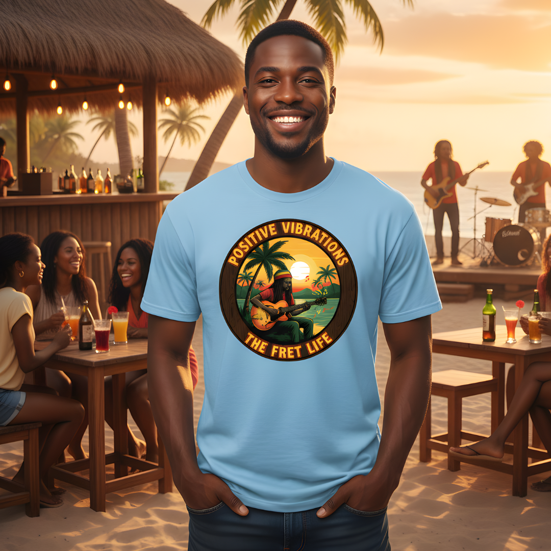 Positive Vibrations - The Fret Life Reggae Tee
