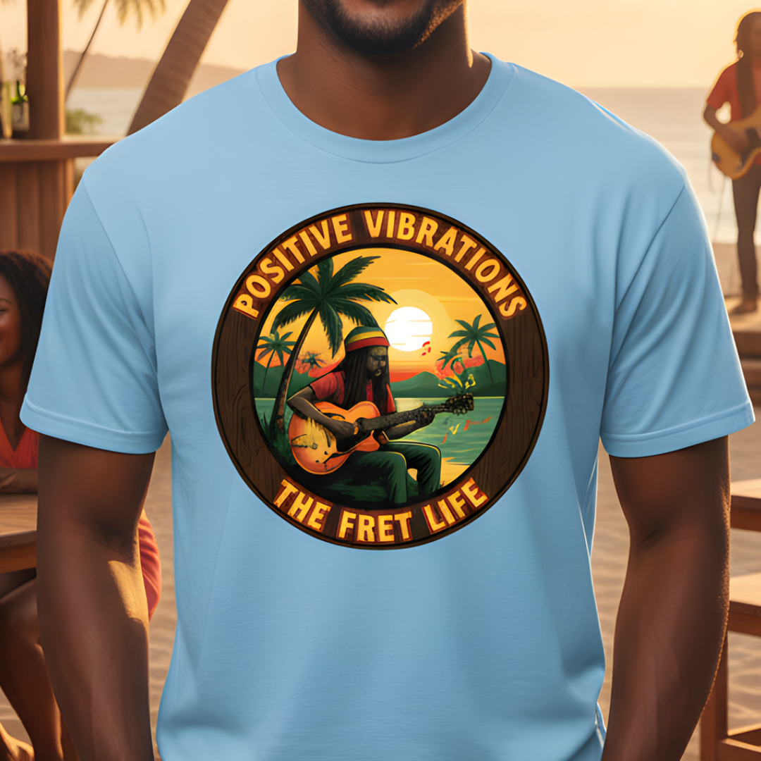 Positive Vibrations - The Fret Life Reggae Tee