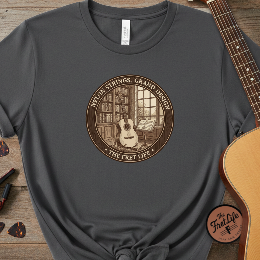 Nylon Strings, Grand Design: The Classical Guitar Tee