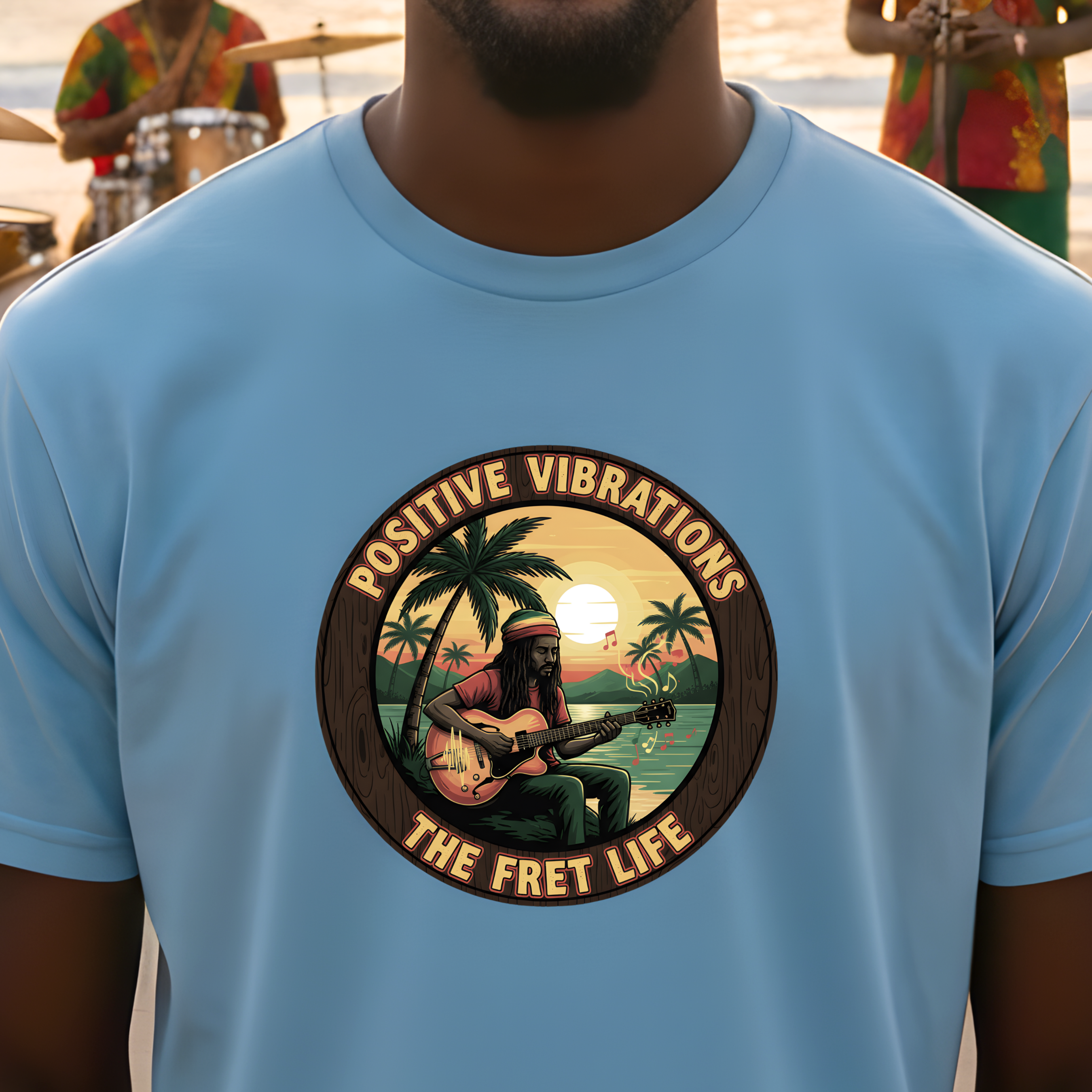 Positive Vibrations - The Fret Life Reggae Tee