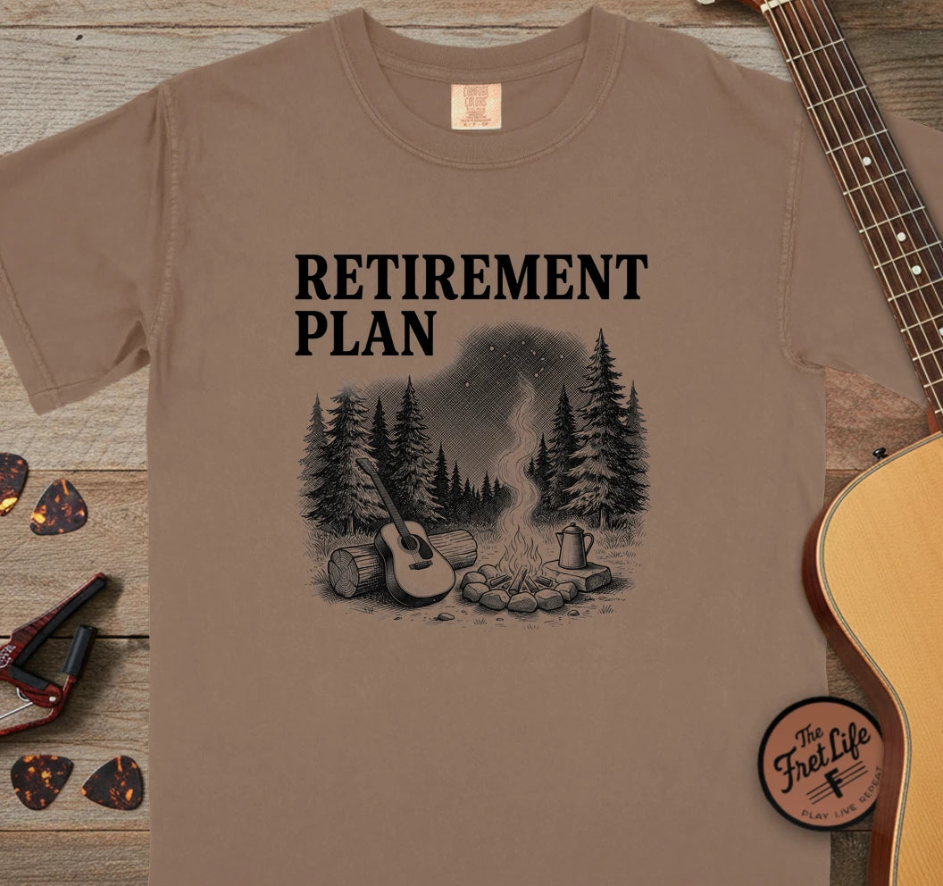 Retirement Plan Campfire T-Shirt