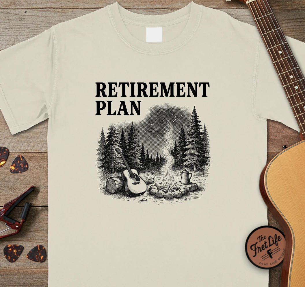 Retirement Plan Campfire T-Shirt