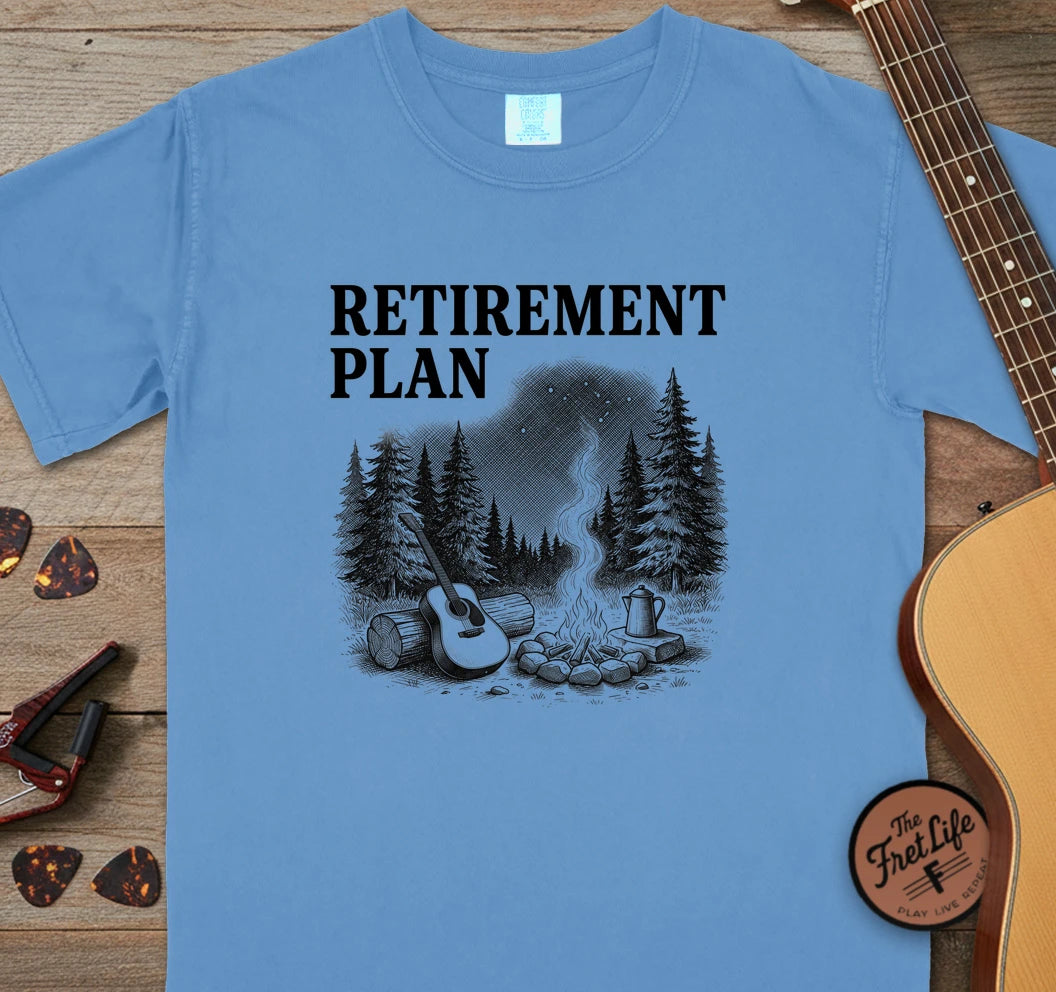 Retirement Plan Campfire T-Shirt