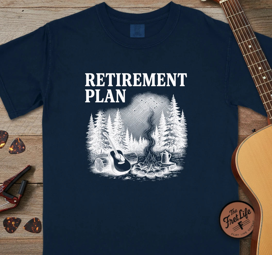 Retirement Plan Campfire T-Shirt