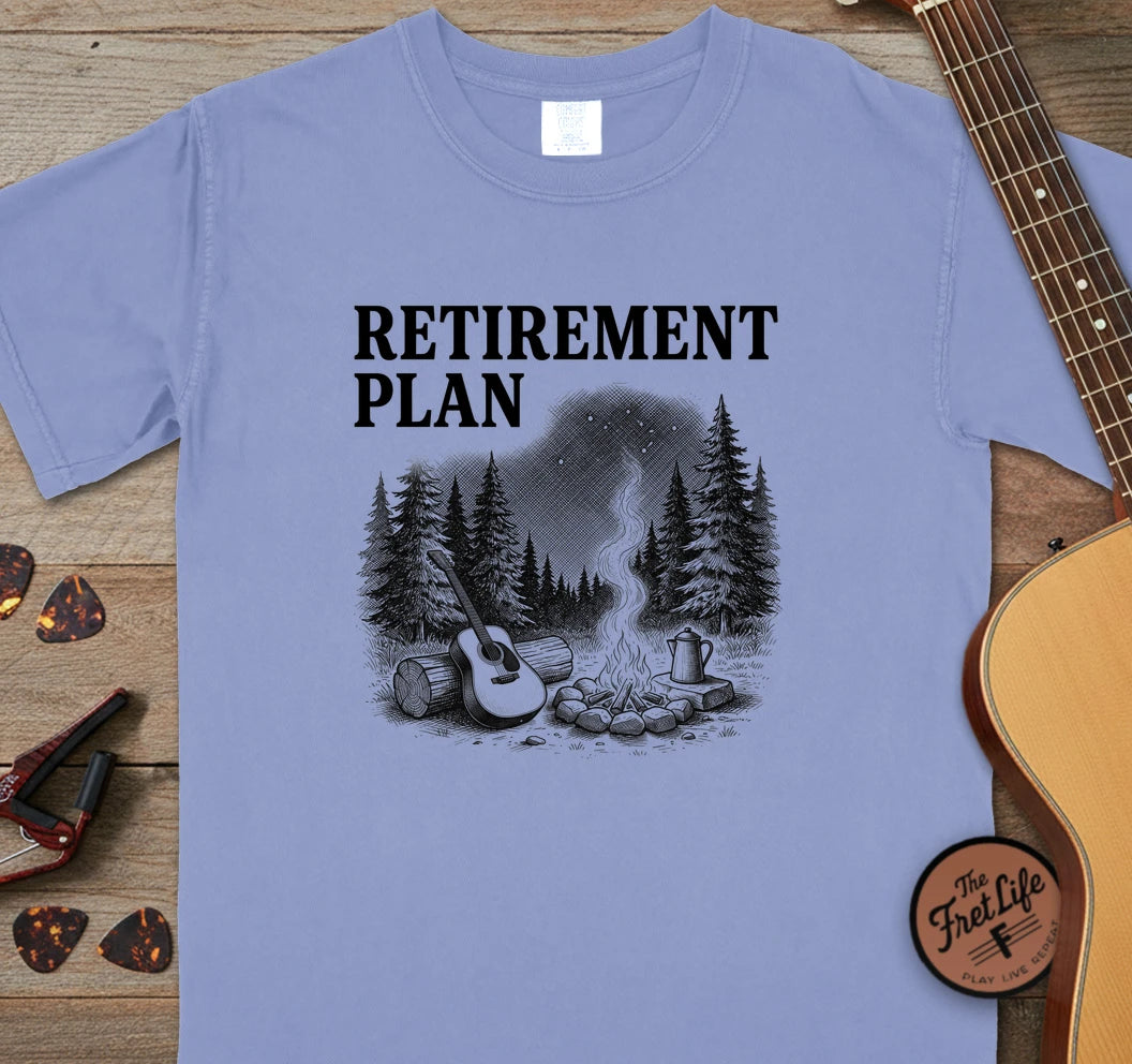 Retirement Plan Campfire T-Shirt