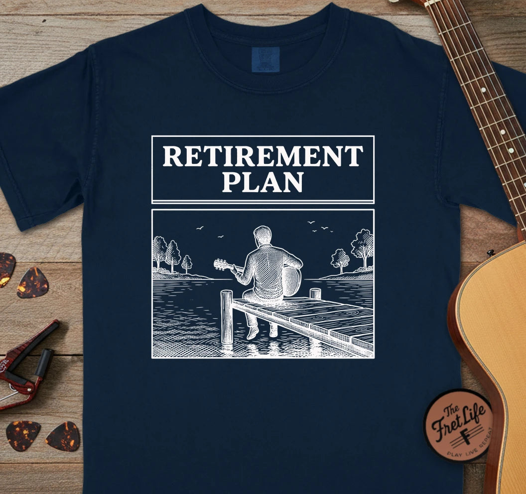 Retirement Plan Dock Player T-Shirt