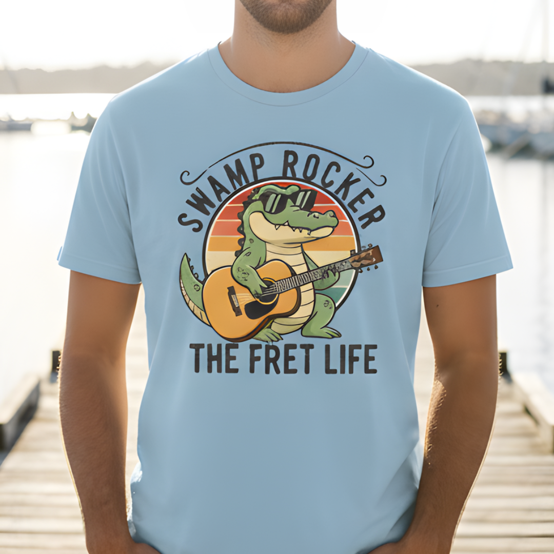 Swamp Rocker: The Fret Life Gator Tee