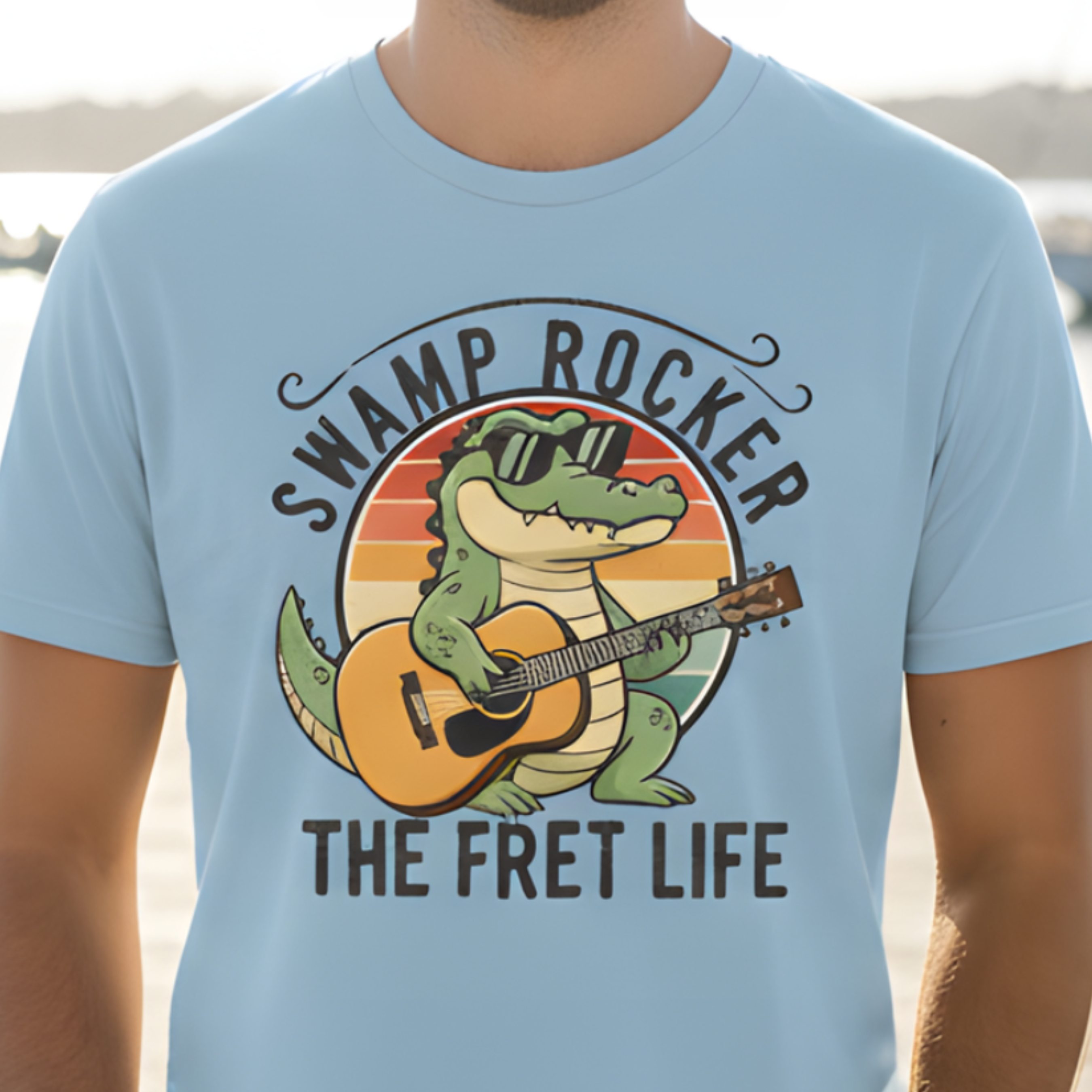 Swamp Rocker: The Fret Life Gator Tee