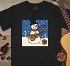 Snowman Guitar T-Shirt