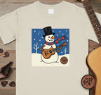 Snowman Guitar T-Shirt