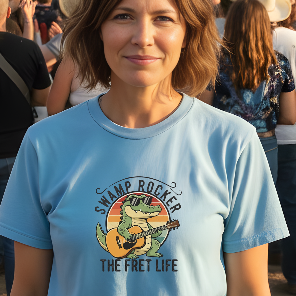 Swamp Rocker: The Fret Life Gator Tee