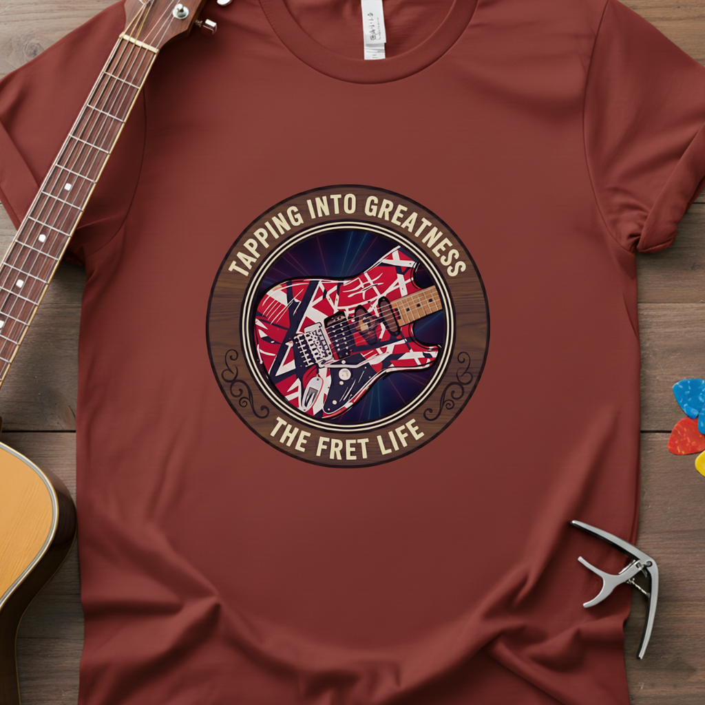 Franken-strat T-Shirt | EVH Legend Guitar Fan Tee