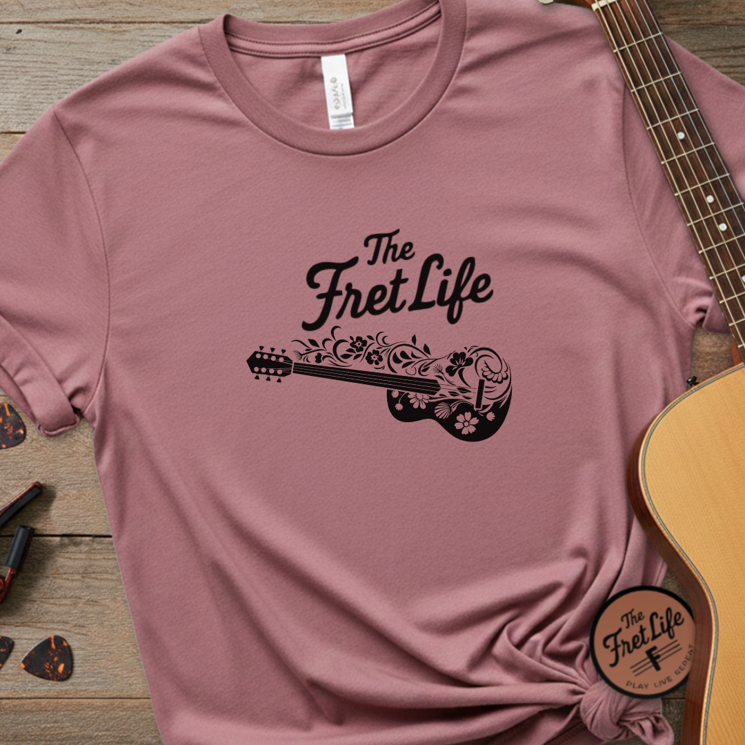 Flower Guitar T-Shirt