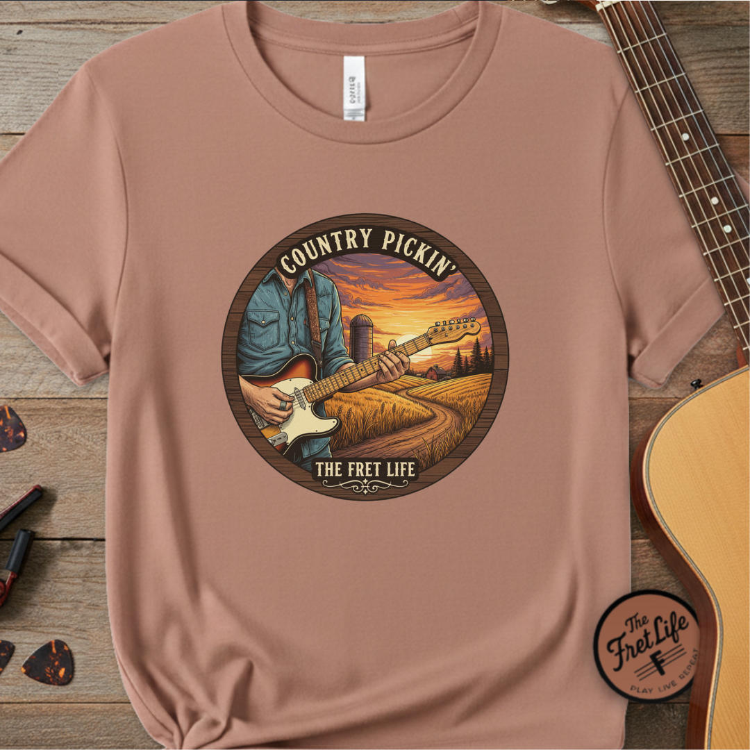 Country Pickin' Guitar T-Shirt