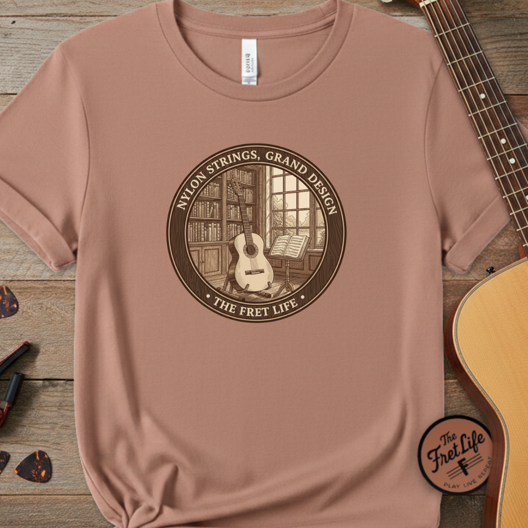 Nylon Strings, Grand Design: The Classical Guitar Tee