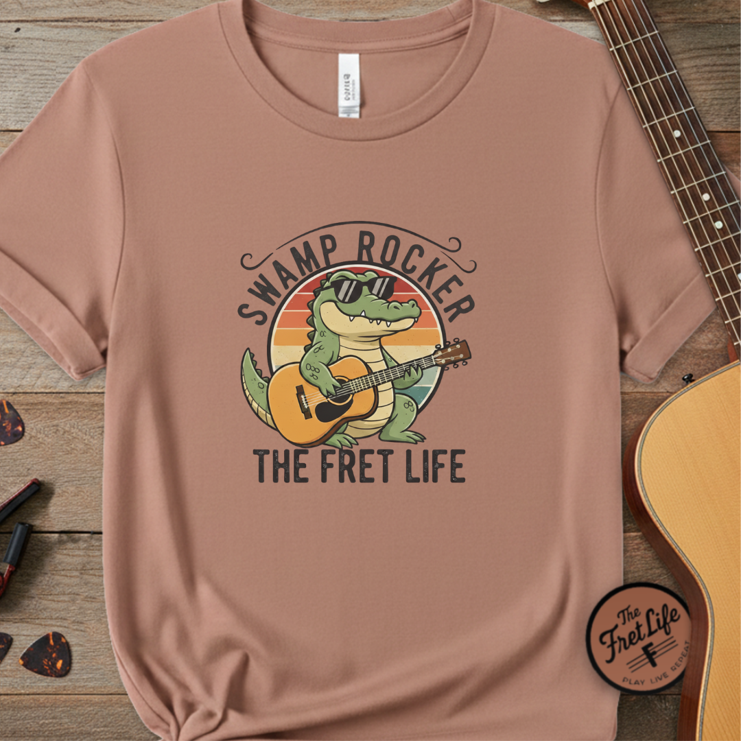 Swamp Rocker: The Fret Life Gator Tee