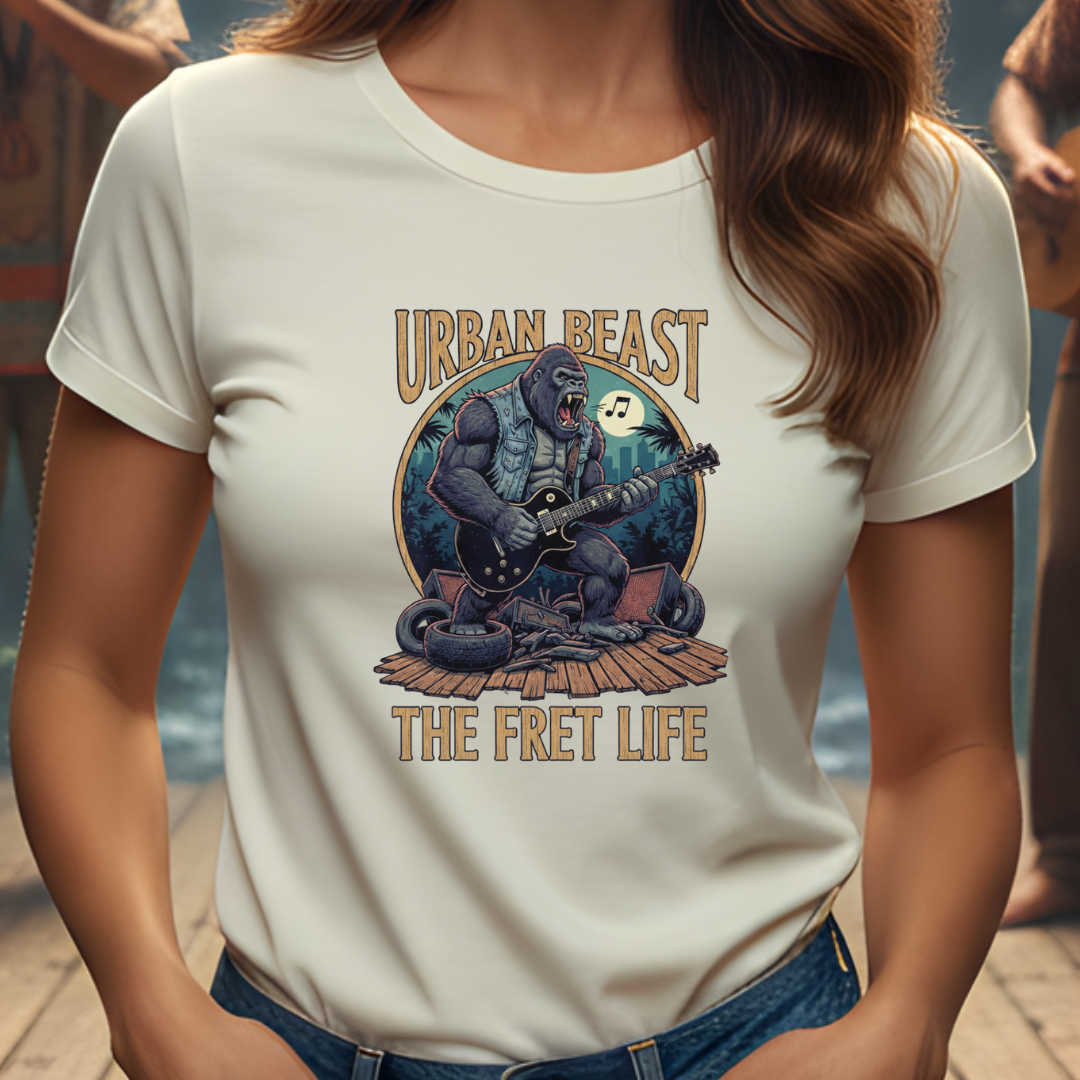 Urban Beast: The Fret Life Concrete Jungle Tee