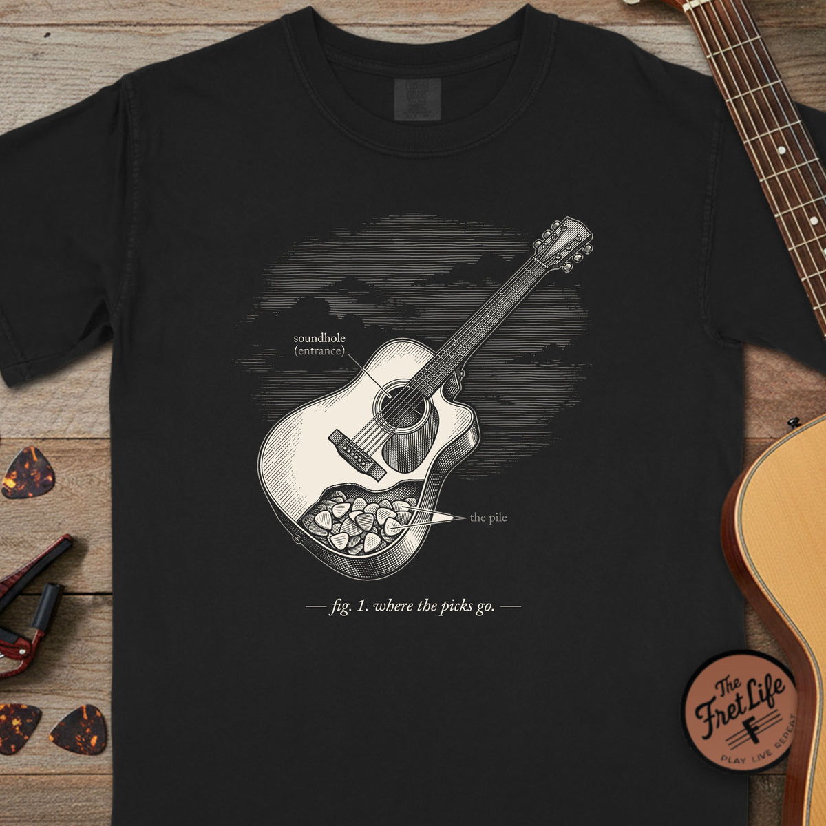 Where the Picks Go T-Shirt