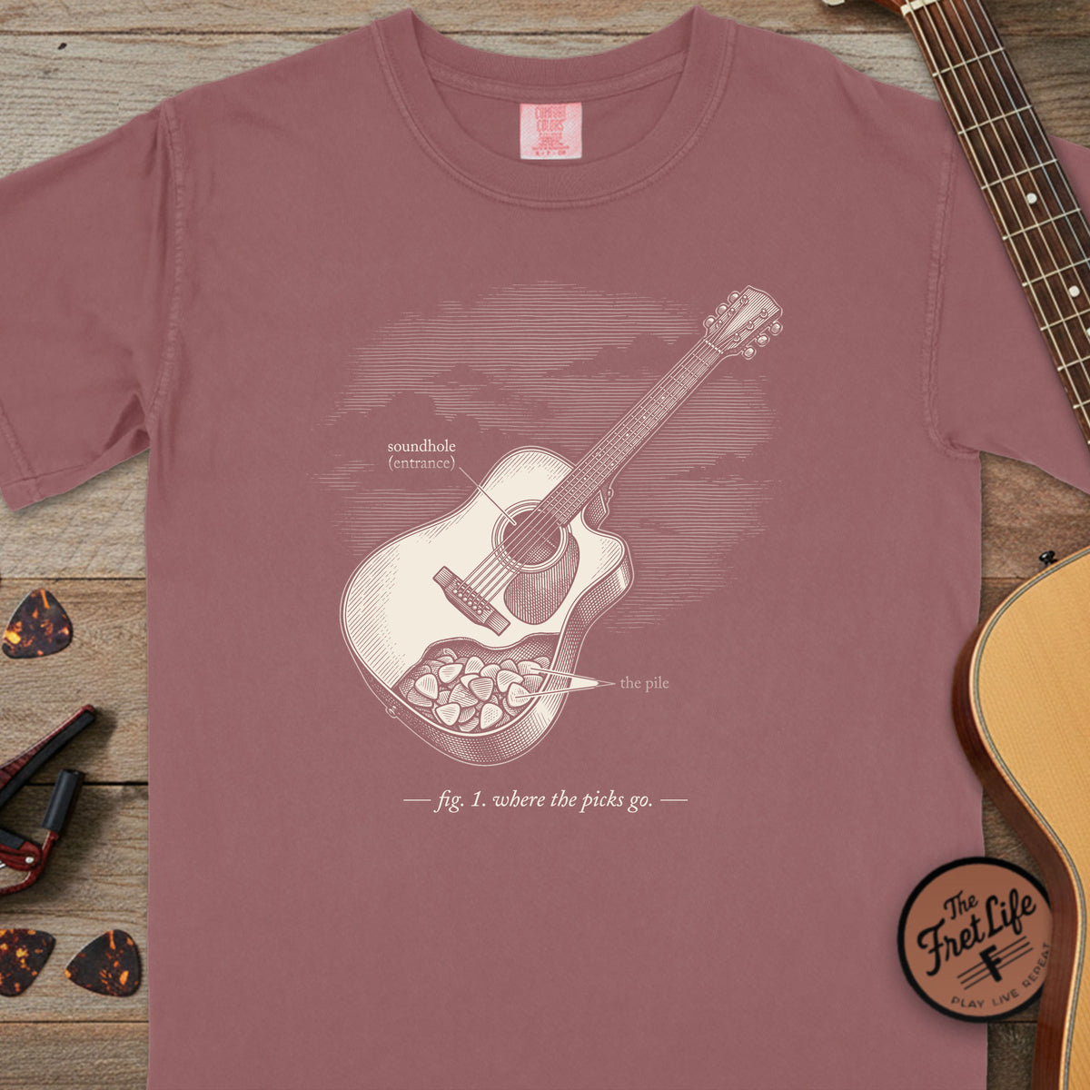 Where the Picks Go T-Shirt
