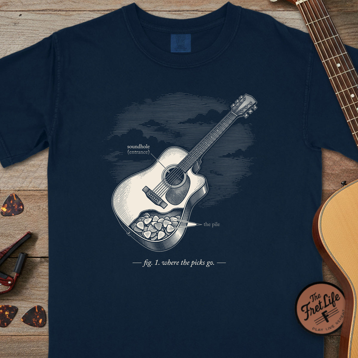 Where the Picks Go T-Shirt