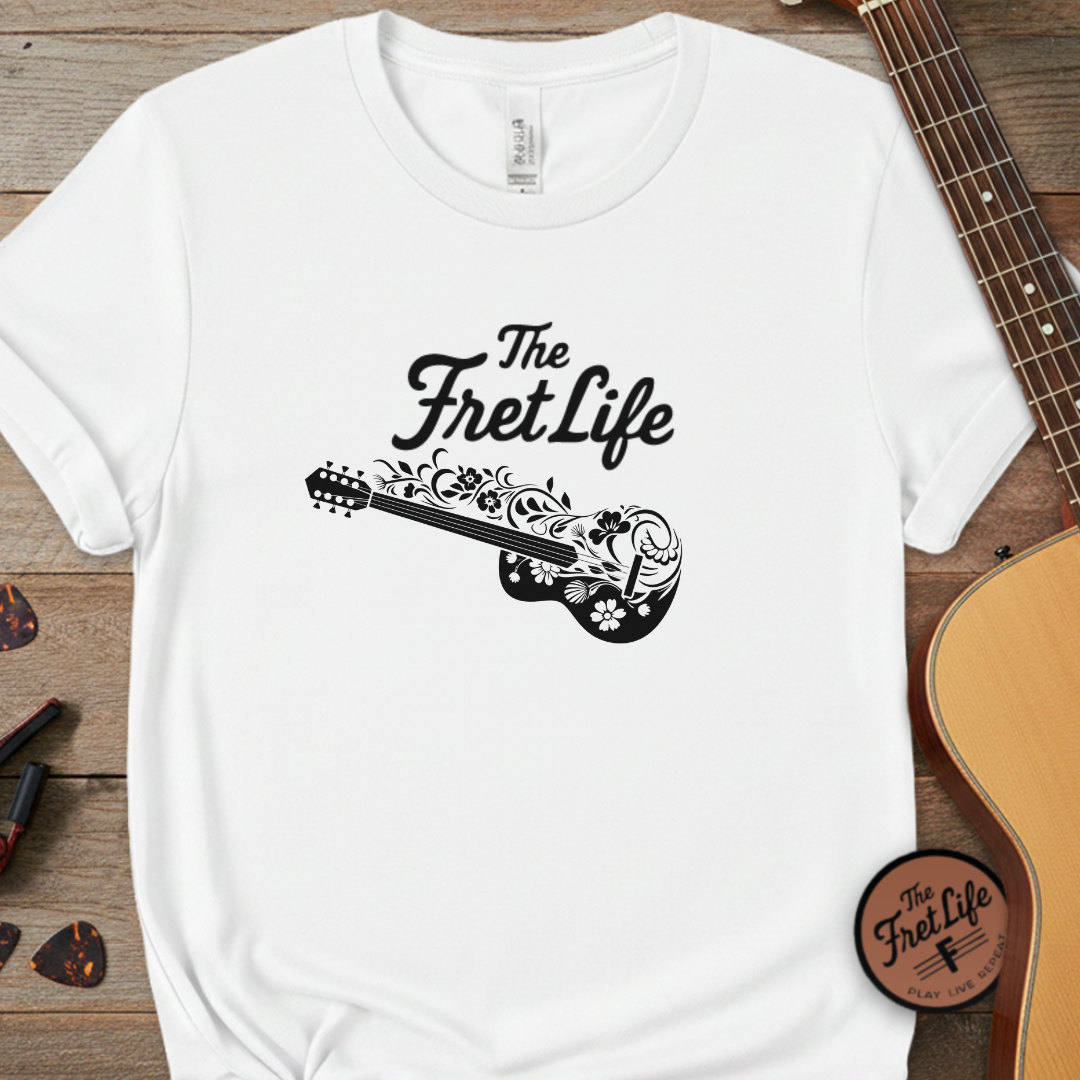 Flower Guitar T-Shirt