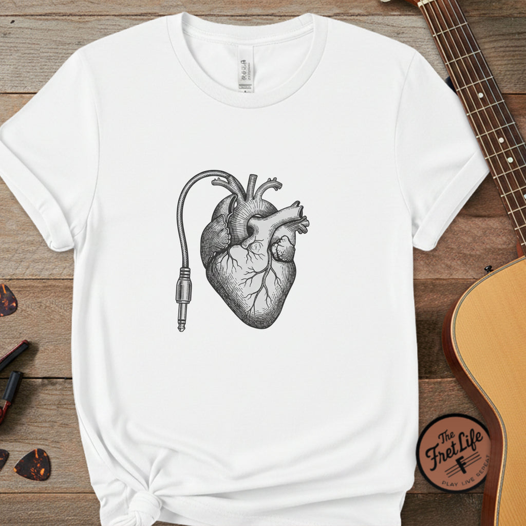 Anatomical Cable Heart T-Shirt