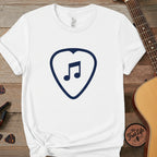 Guitar Pick Heart T-Shirt