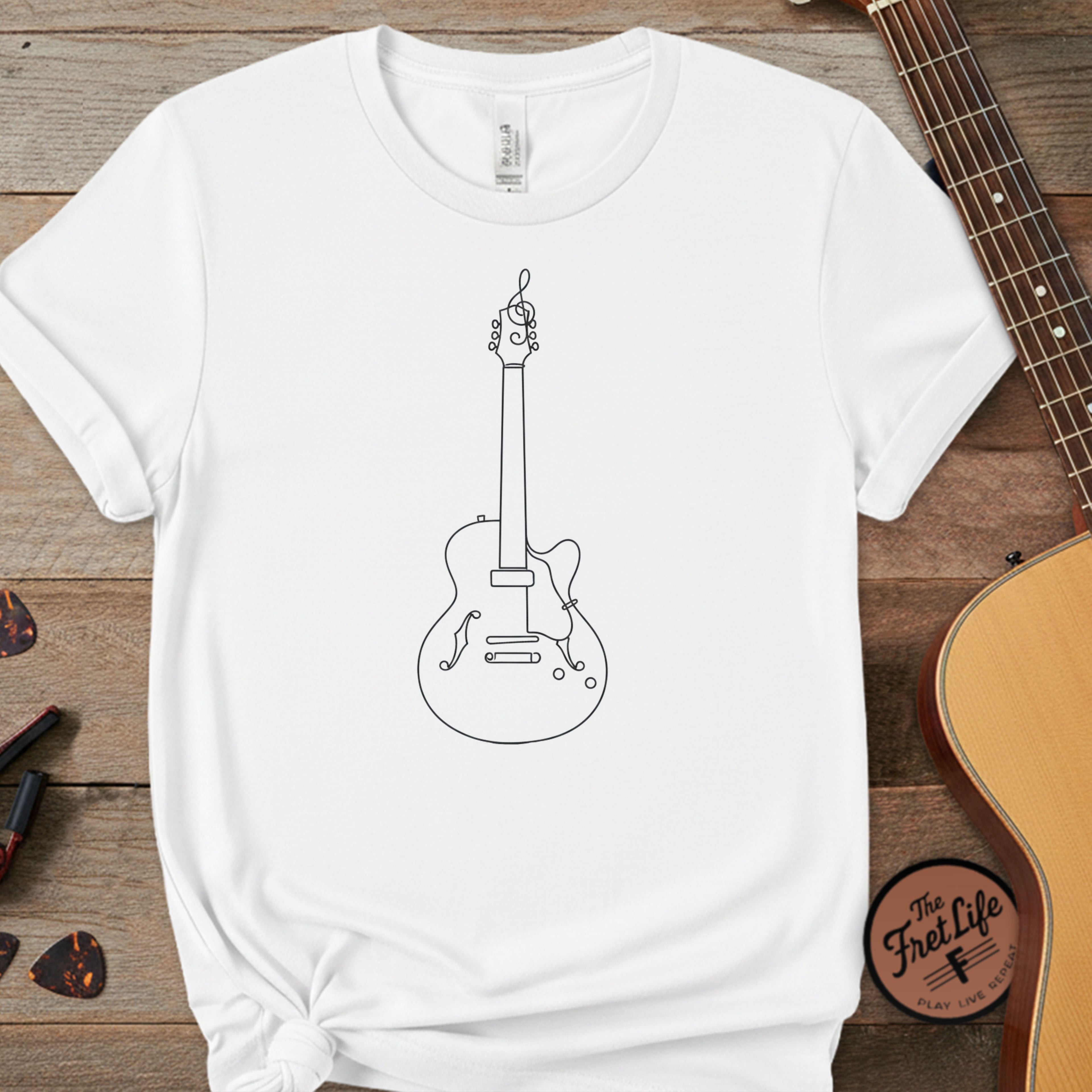 Simple Cutaway T-Shirt