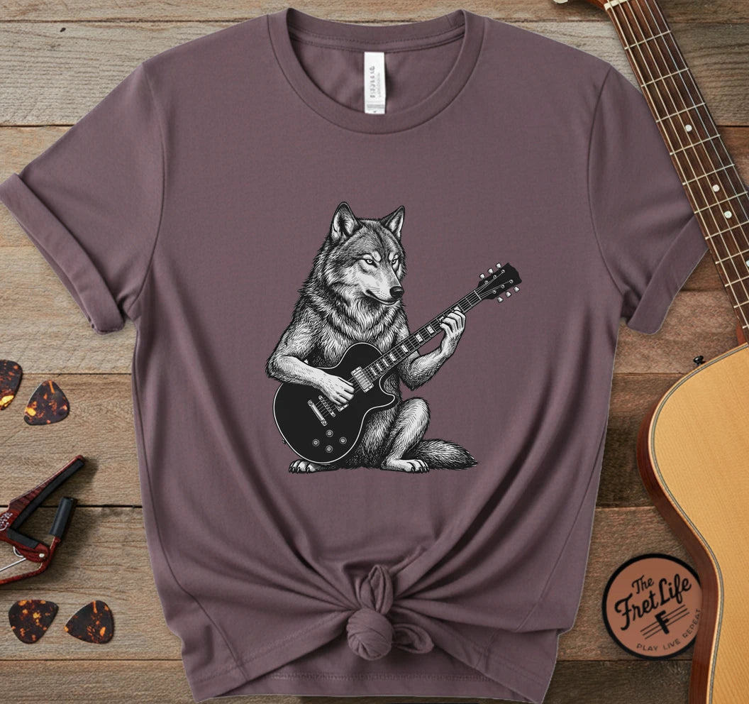Wolf Les Paul T-Shirt