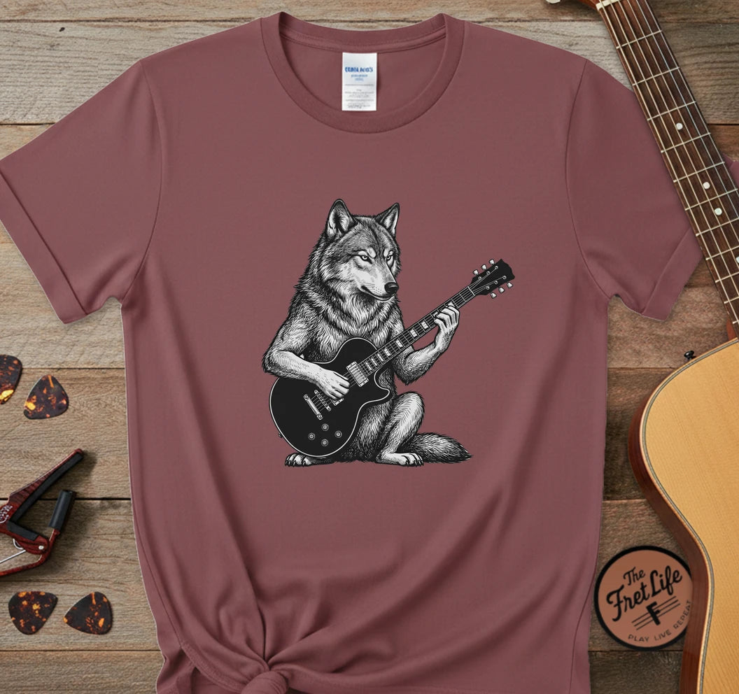 Wolf Les Paul T-Shirt