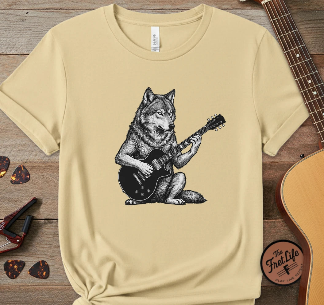Wolf Les Paul T-Shirt